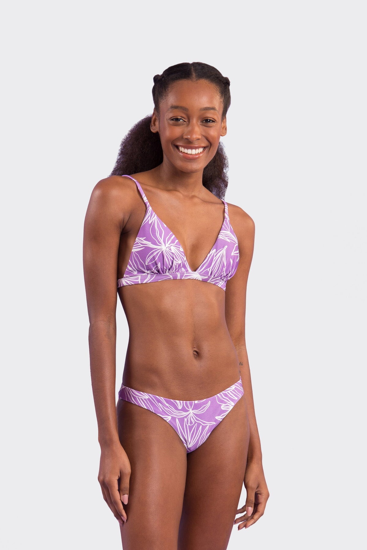 Image 04: Rio De Sol Bikini Tops Top Trail-Purple Tri-Fixo