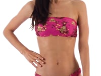 Video: Rio De Sol Bikini Tops Top Roar-Pink Bandeau-Reto