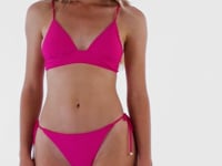 Video: Rio De Sol Bikini Tops Top Amaranto Tri-Cos