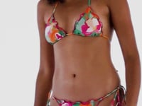 Video: Rio De Sol Bikini Bottoms Bottom Green-Bloom Frufru-Fio