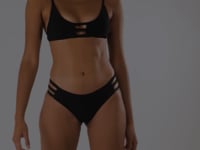 Video: Rio De Sol Bikini Bottoms Bottom Bora-Black Madrid-Trio
