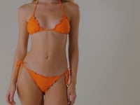 Video: Rio De Sol Bikini Tops Top Dots-Orange Frufru