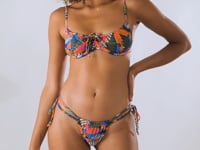 Video: Rio De Sol Bikini Tops Top Jungle Balconet-Tie