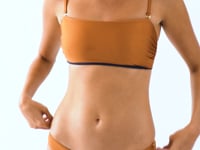 Video: Rio De Sol Two Piece Swimwear Set Nocciola Bandeau-Reto High-Leg