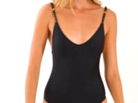 Video: Rio De Sol One Piece Swimsuits Shimmer-Black Hype-Noa
