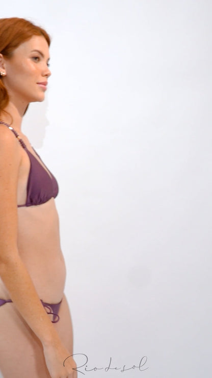 Video: Rio De Sol Bikini Bottoms Bottom Shimmer-Figo Ibiza-Comfy-Gold