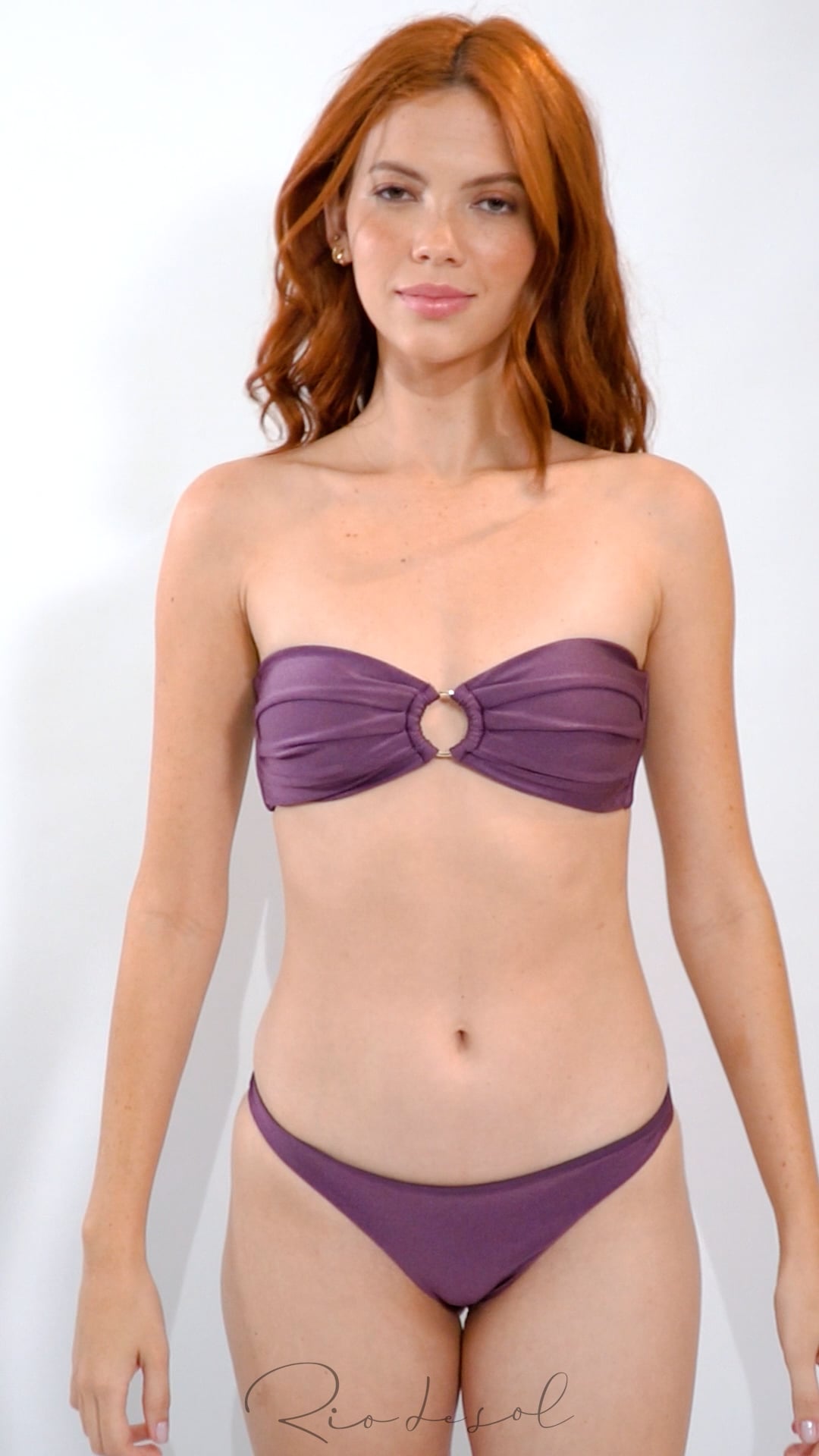 Video: Rio De Sol Bikini Bottoms Bottom Shimmer-Figo Leblon